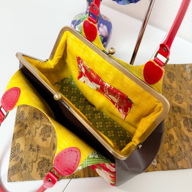 お稲荷さまがま口バッグ(赤) | Zeppink