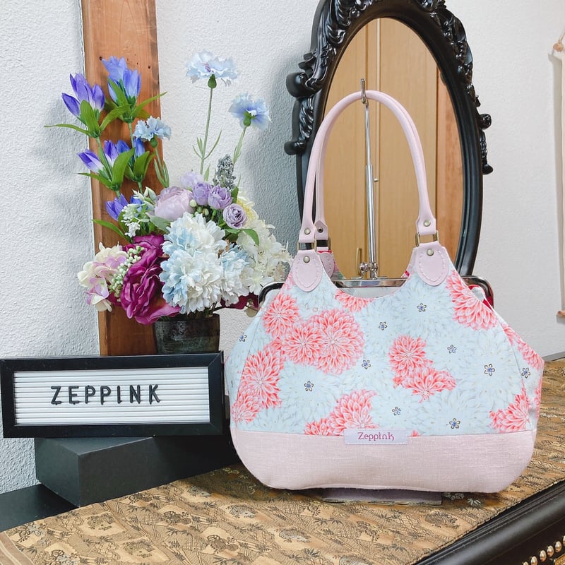 ♡新作♡着せ替えあおりがま口バック　ジョリーフルール 氷菓-もも-あおりがま口バッグ | Zeppink