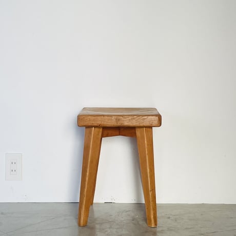 Solid pine stool for "Meribel"/ Christian Durupt / c.1950 -②