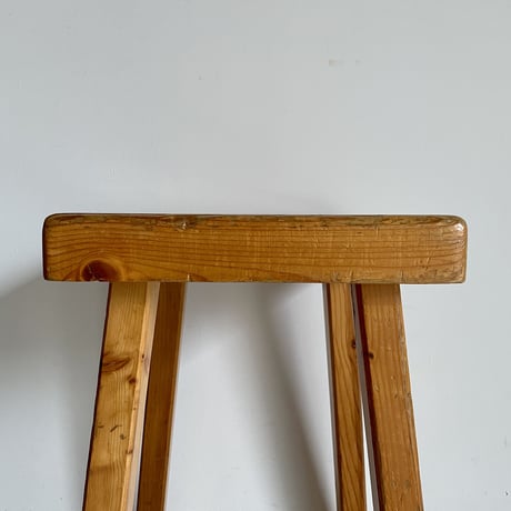 Square Seat Stool for Les arcs-4 / Charlotte Perriand / France, c1980