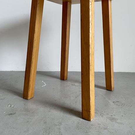 Square Seat Stool for Les arcs-5 / Charlotte Perriand / France, c1980
