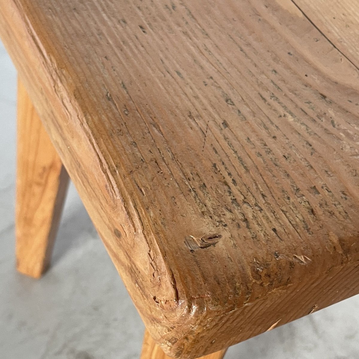 Solid pine stool for 
