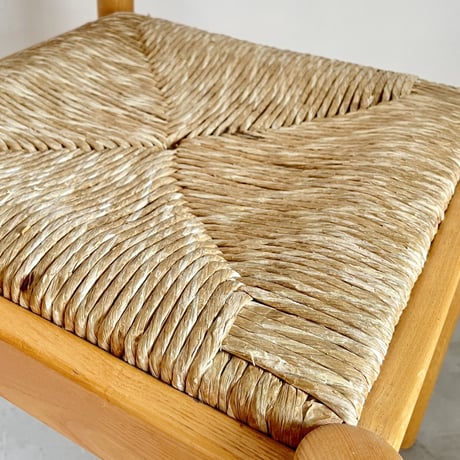 Woven with Paper Cord Chair for Lesarcs-1 /Unknown / c.1980