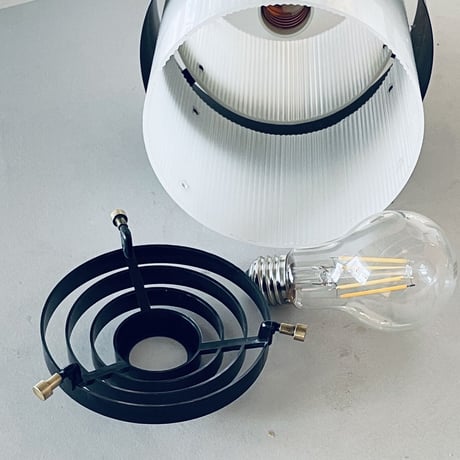 Two-Tone Pendant Lamp / LITA / France ca,1960