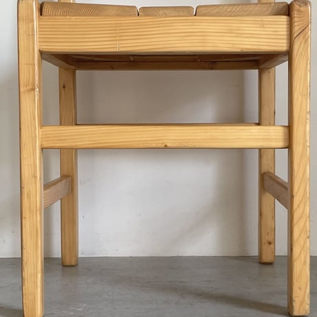 Solid Pine Dining Chair for Lesarcs-3 /Unknown / c.1980