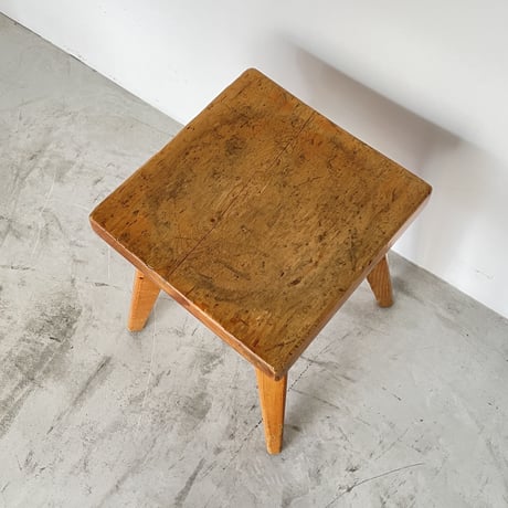 Solid pine stool for "Meribel"/ Christian Durupt / c.1950 -③