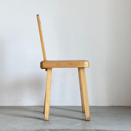 Solid Pine Dining Chair from Trois Vallées / Rene Martin -2