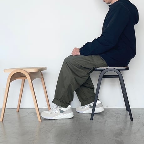 No,202R "Stacking Stool-Rattan" Oil finished/ Isamu Kenmochi
