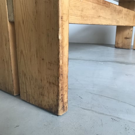 2 Planks Bench for "Les Arcs"-1 / Charlotte Perriand / 1970s