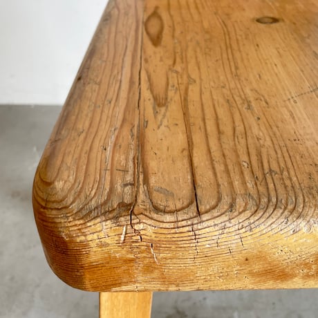 Solid Pine Dining Chair from Trois Vallées / Rene Martin -1