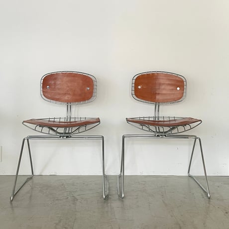 Traineau chair (Beaubourg chair) for Centre Pompidou / Michel Cadestin