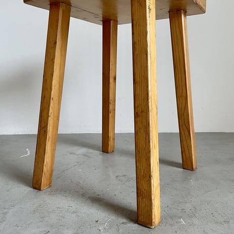 Square Seat Stool for Les arcs-6 / Charlotte Perriand / France, c1980