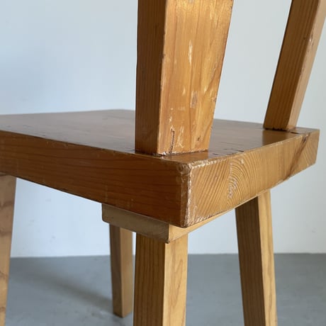 Wood Chair-3 / Rene martin / ca.1960