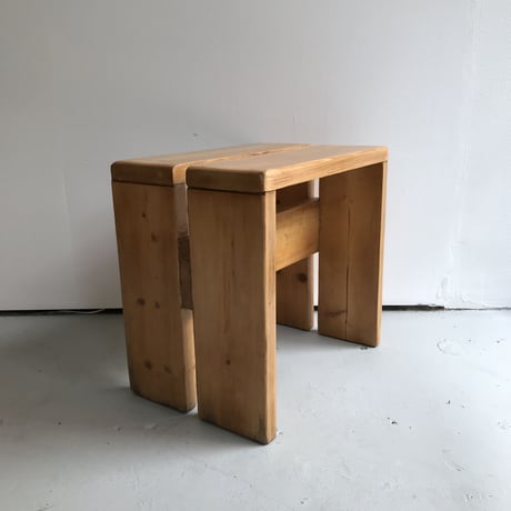 Slit Stool for "Les Arcs"-2 / Charlotte Perriand / 1970s