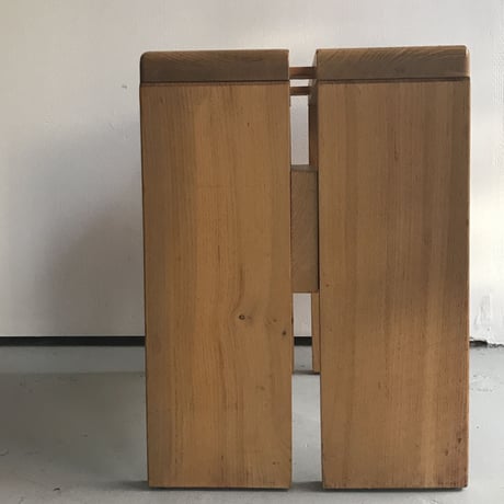 Slit Stool for "Les Arcs"-4 / Charlotte Perriand / 1980s