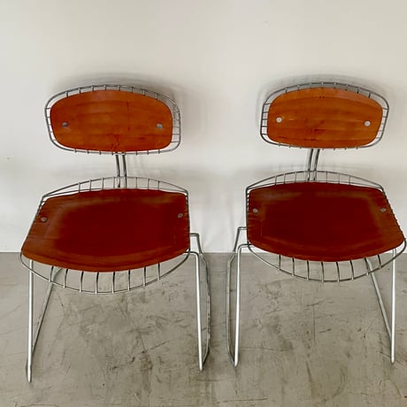 Traineau chair (Beaubourg chair) for Centre Pompidou / Michel Cadestin