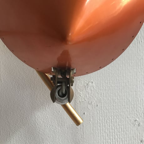 Italian Wall Lamp(Double) / unknown / Orange&Gold