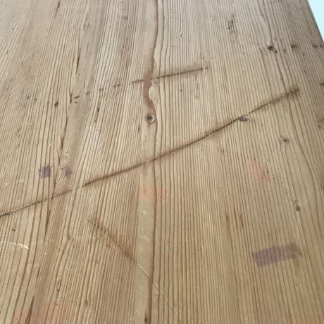 Solid Pine Table 1200 for "Les Arcs" / Charlotte Perriand