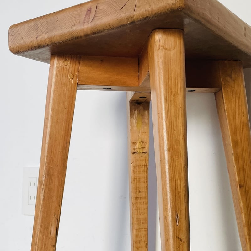 Solid pine stool for 