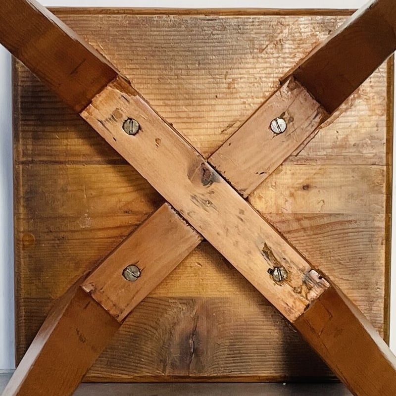 Solid pine stool for 