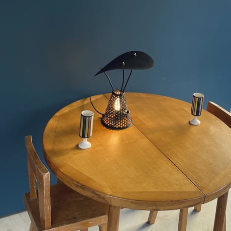 Perforated Steel Table Lamp / unknown / France / c.1980?