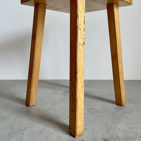 Square Seat Stool for Les arcs-6 / Charlotte Perriand / France, c1980