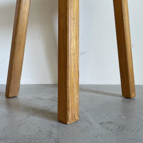 Square Seat Stool for Les arcs-1 / Charlotte Perriand / France, c1980