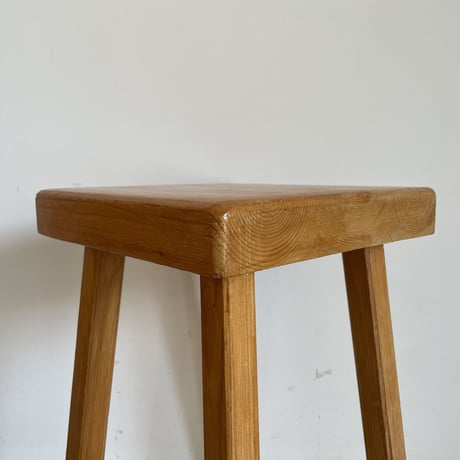 Square Seat Stool for Les arcs-1 / Charlotte Perriand / France, c1980