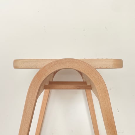No,202R "Stacking Stool-Rattan" Oil finished/ Isamu Kenmochi