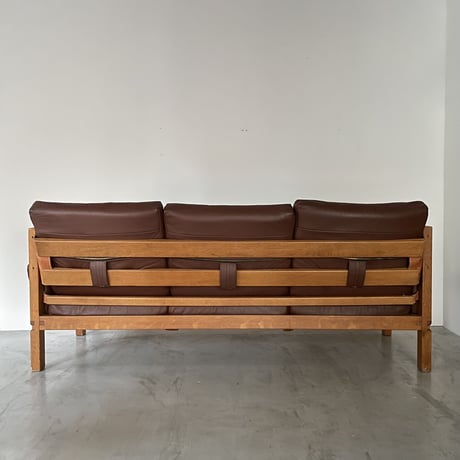 ［※PRICE/ASK］S32 Sofa (Solid Oak) / Pierre Chapo / ca.1960