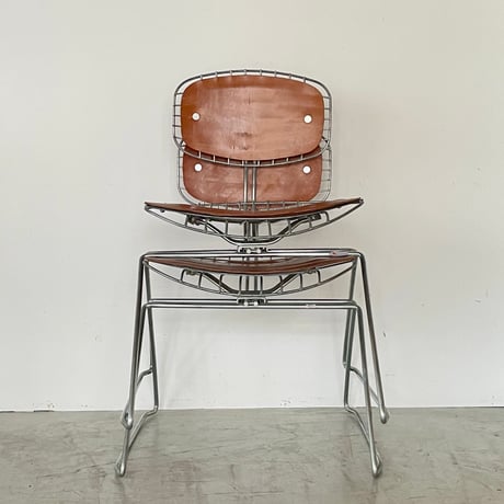 Traineau chair (Beaubourg chair) for Centre Pompidou / Michel Cadestin