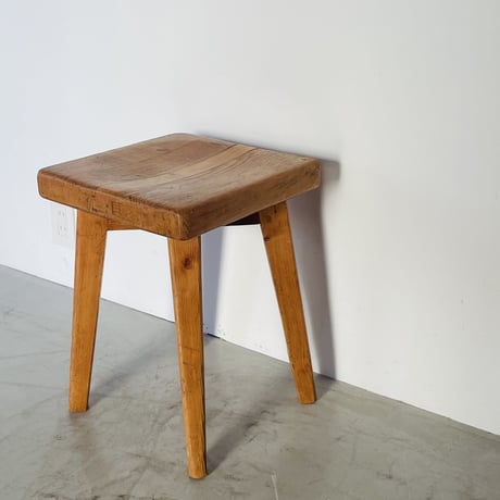 Solid pine stool for "Meribel"/ Christian Durupt / c.1950 -②