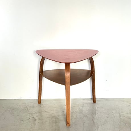 "Guéridon" Table-BOW-WOOD / Wilhelm von Bode/ STEINER / 1950s