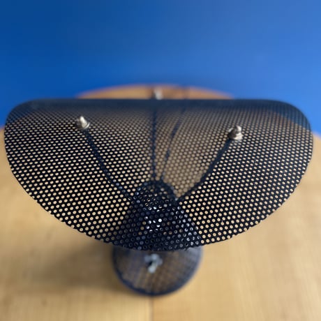 Perforated Steel Table Lamp / unknown / France / c.1980?