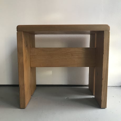 Slit Stool for "Les Arcs"-4 / Charlotte Perriand / 1980s