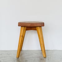 Solid pine stool for "Meribel"/ Christian Durupt / c.1950 -③