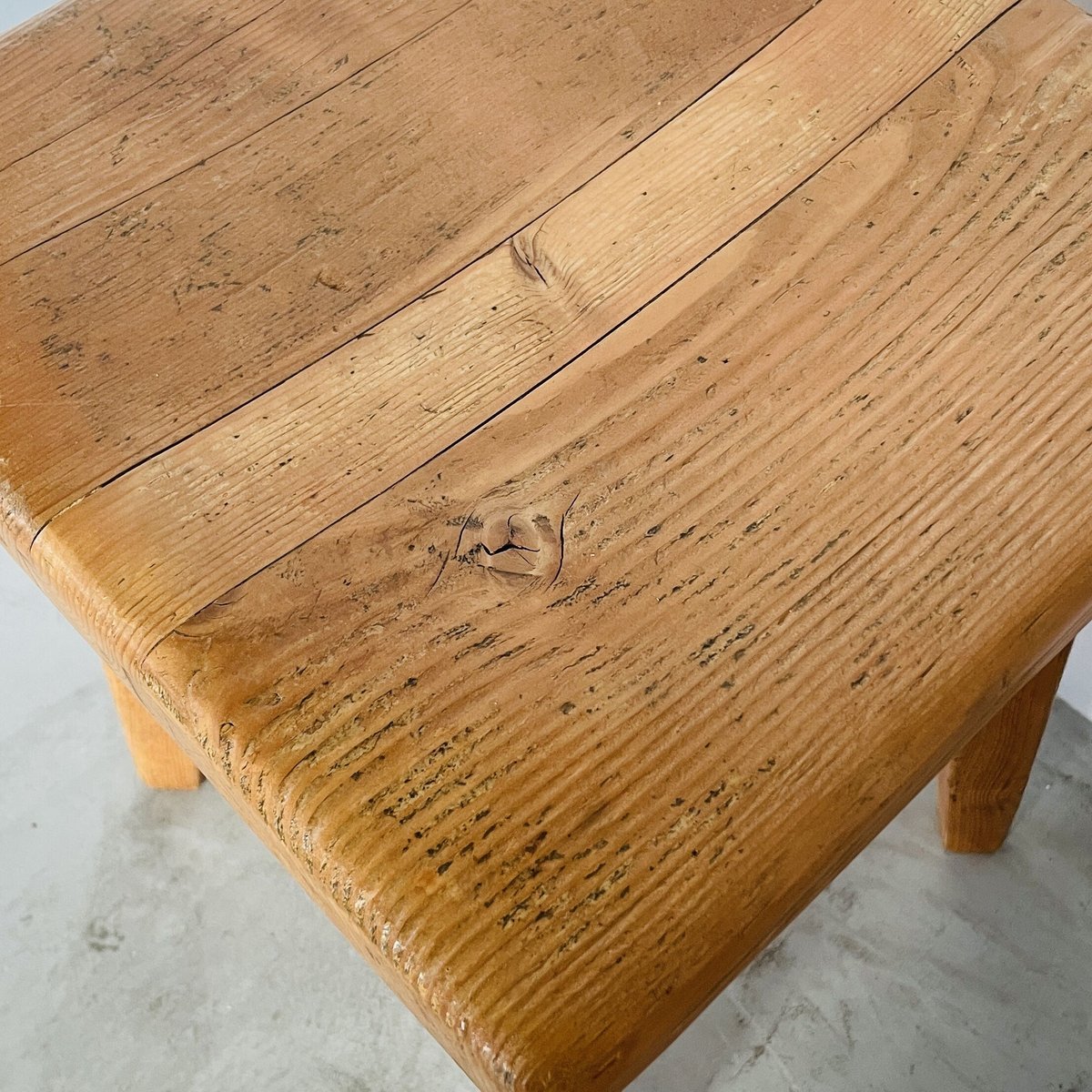 Solid pine stool for 