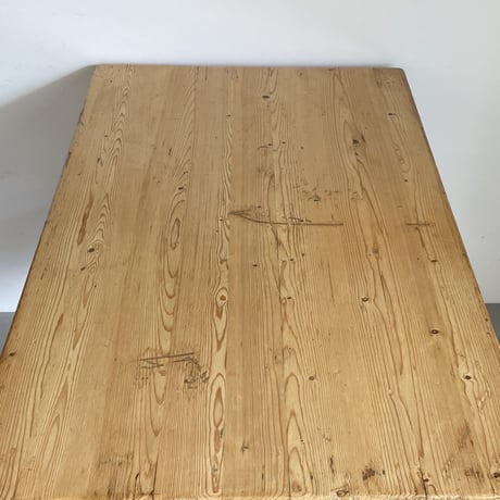 Solid Pine Table 1200 for "Les Arcs"-2 / Charlotte Perriand