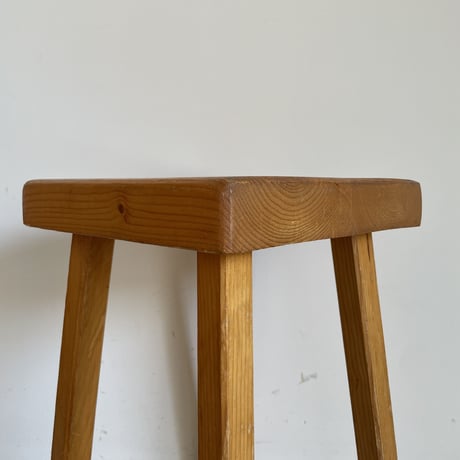 Square Seat Stool for Les arcs-2 / Charlotte Perriand / France, c1980