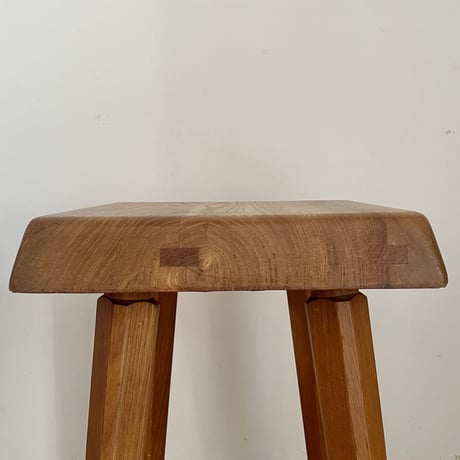 S 01 Stool with "DEMOYEN" stamp -1 / Pierre Chapo / ca.1970