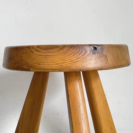 Les Arcs  Stool - (Sandoz type)  / Charlotte Perriand