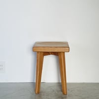 Solid pine stool for "Meribel"/ Christian Durupt / c.1950 -①
