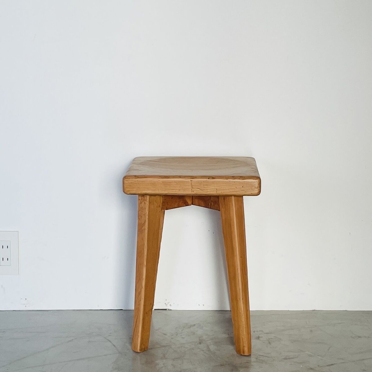 Solid pine stool for 