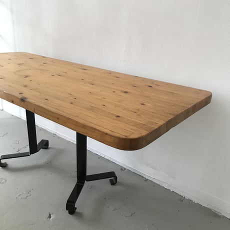 ［※PRICE/ASK］Rectangle Table for "Arcs1800" / Charlotte Perriand / 1970s