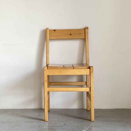 Solid Pine Dining Chair for Lesarcs-3 /Unknown / c.1980
