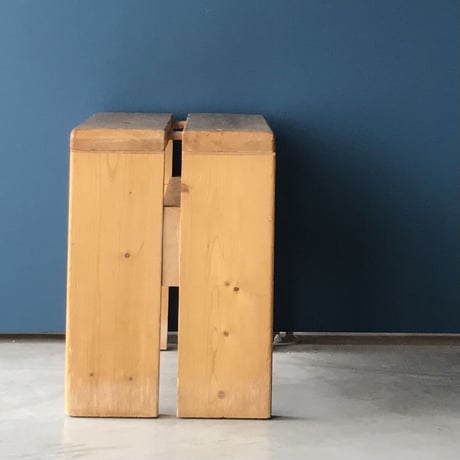 Slit Stool for "Les Arcs"-5 / Charlotte Perriand / 1970s