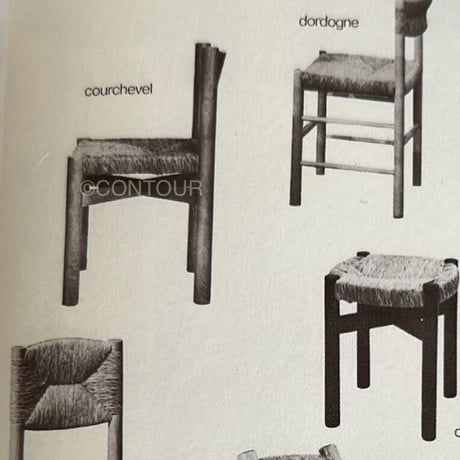 ［※PRICE/ASK］Straw Chair (Courchevel) for SENTOU ② / Charlotte Perriand / 1960s France
