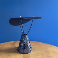 Perforated Steel Table Lamp / unknown / France / c.1980?