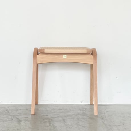 No,202R "Stacking Stool-Rattan" Oil finished/ Isamu Kenmochi