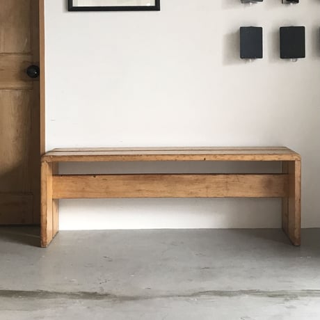 2 Planks Bench for "Les Arcs"-1 / Charlotte Perriand / 1970s